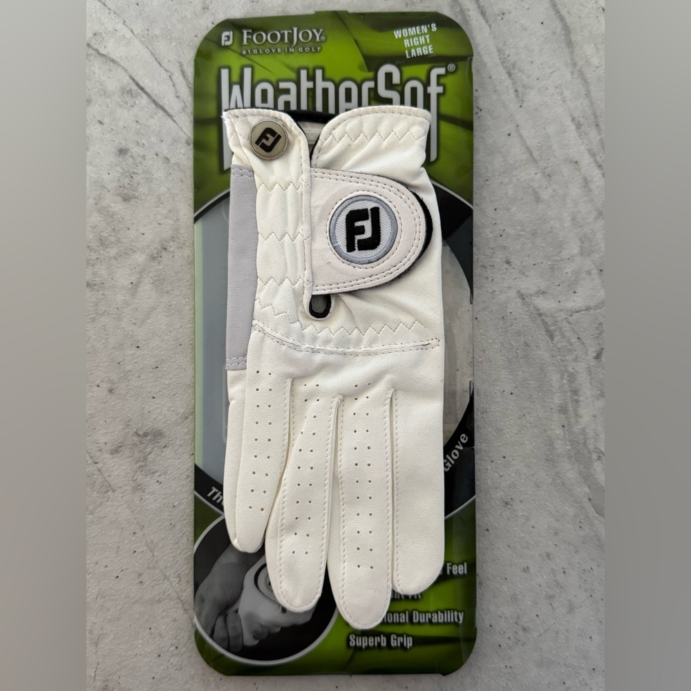 FOOTJOY WEATHERSOF GLOVE  - Women's RIGHT HAND LARGE - NEW OLD STOCK 2001 GOLF